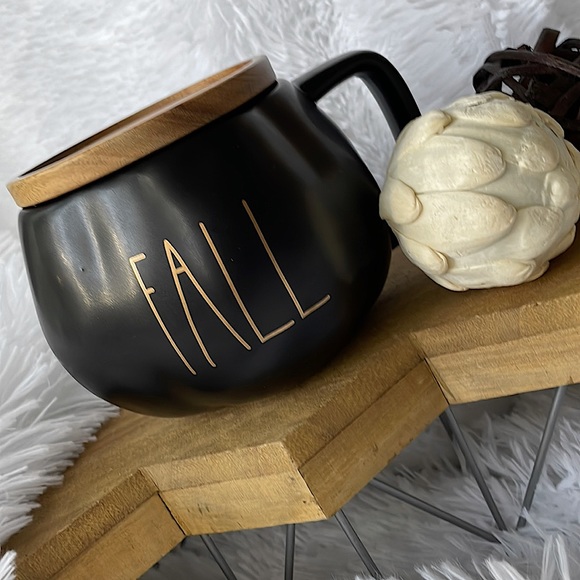 Rae Dunn Other - Rae Dunn Fall Mug with Wooden Lid